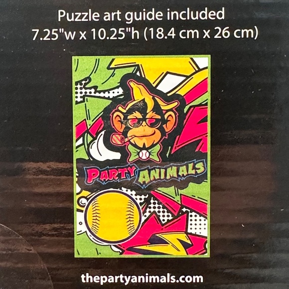 Savannah Bananas & Party Animals Baseball PUZZLES Mascots 250 pcs 11" x 16" Lot - Picture 10 of 10